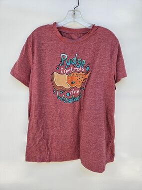 Disney Red Heather 'Pudge Controls the Weather' Graphic Tee